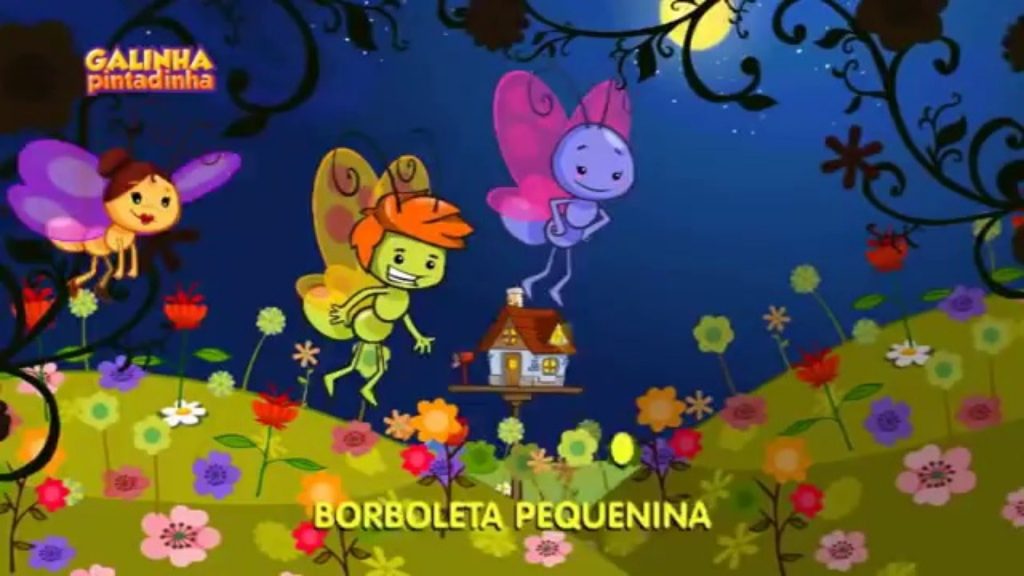 galinha pintadinha borboleta pequenina