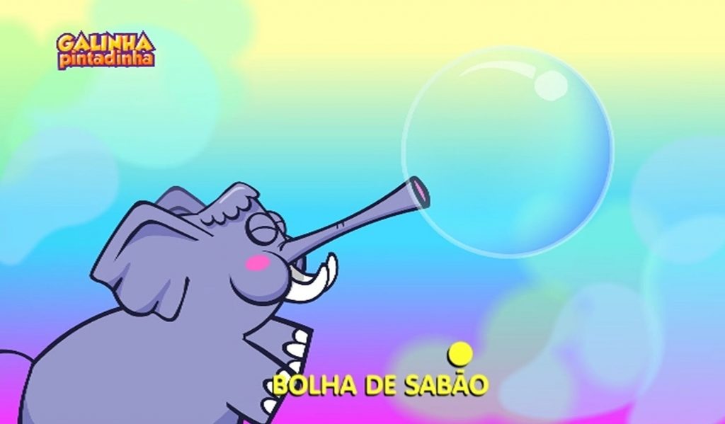galinha pintadinha bolha de sabão