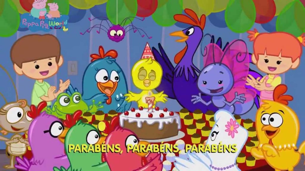 galinha pintadinha parabéns